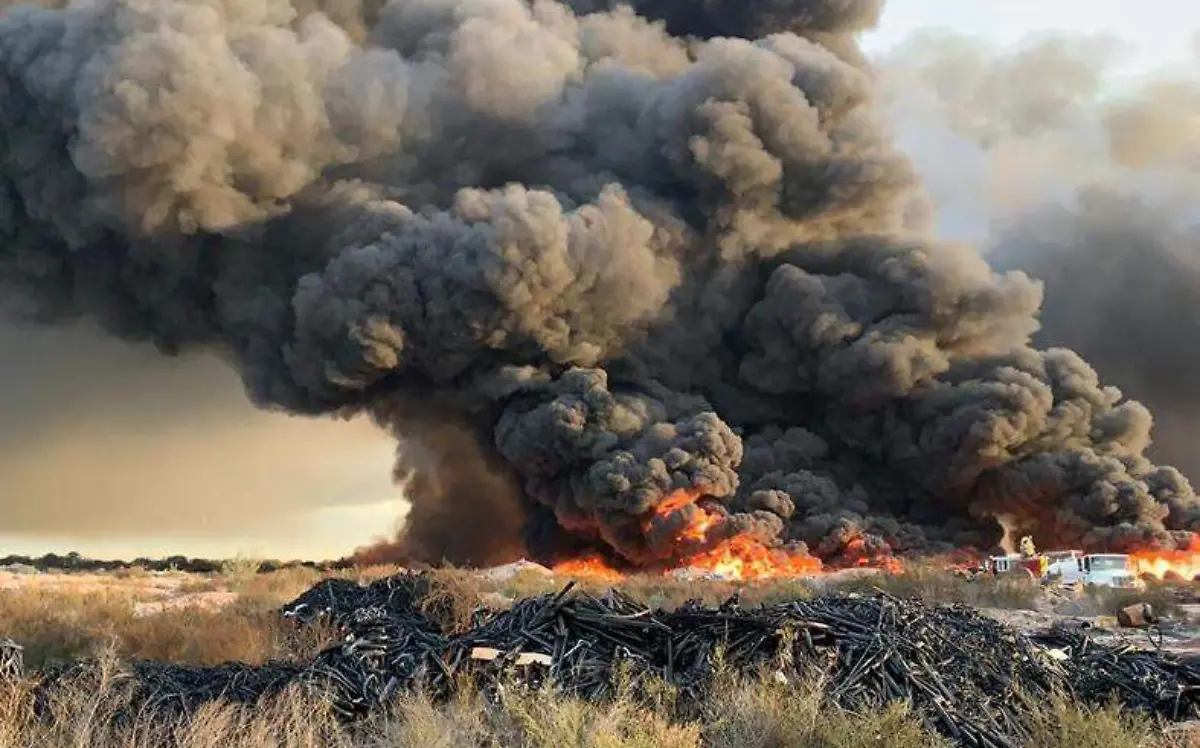 incendio recicladora